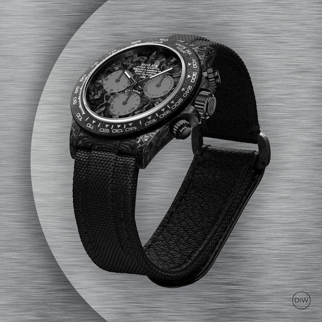 ALL CARBON GRAPHITE Rolex DiW Daytona 劳力士DiW 碳纤维迪通拿 | WORLDTIMER