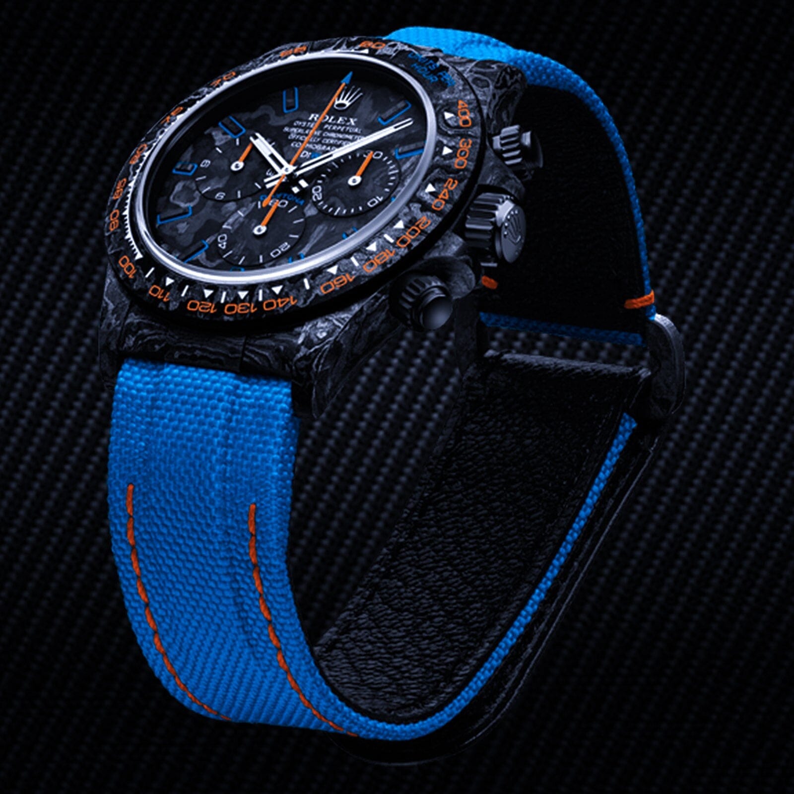 ALL CARBON TROPICAL Rolex DiW Daytona 劳力士DiW 碳纤维迪通拿 | WORLDTIMER