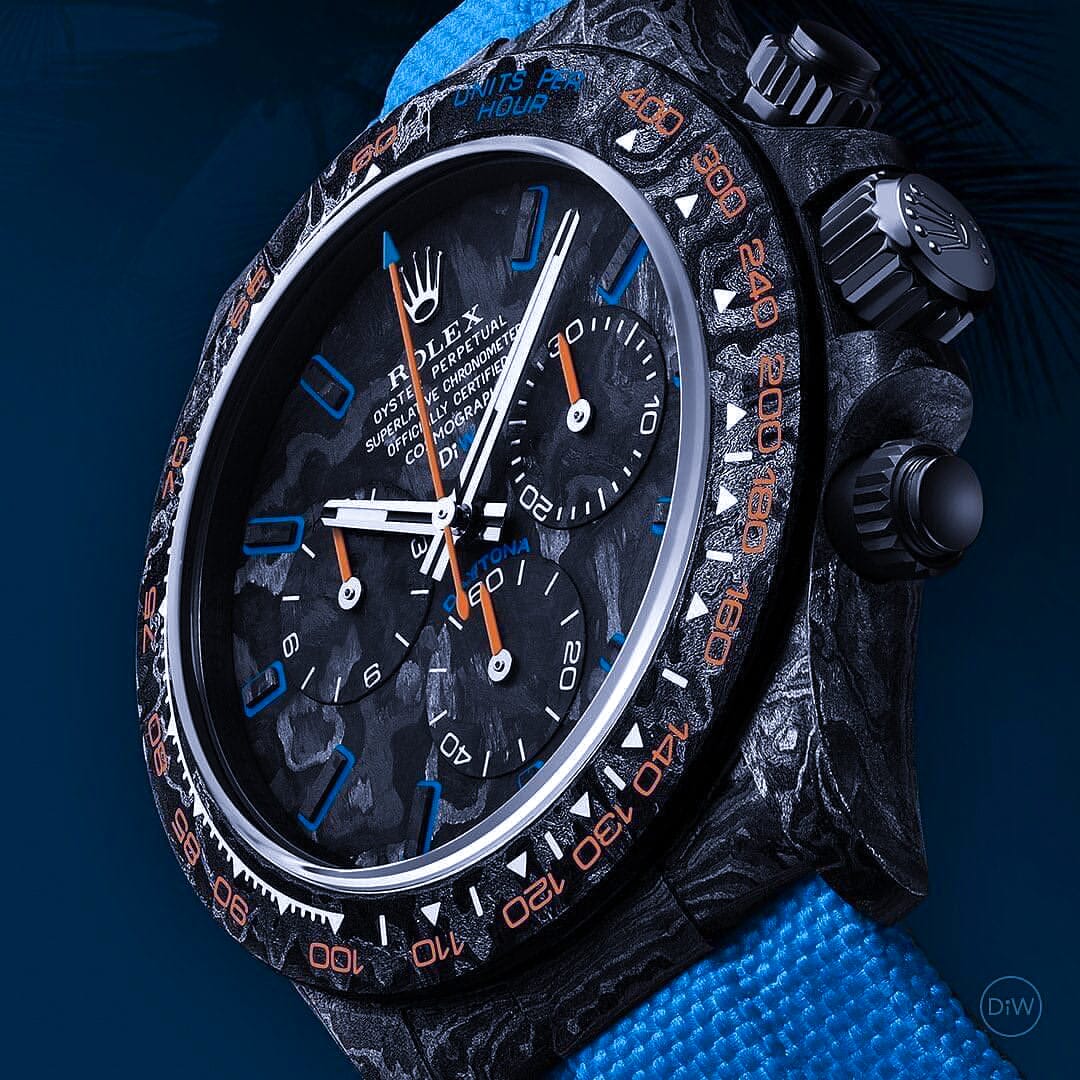 ALL CARBON TROPICAL Rolex DiW Daytona 劳力士DiW 碳纤维迪通拿 | WORLDTIMER