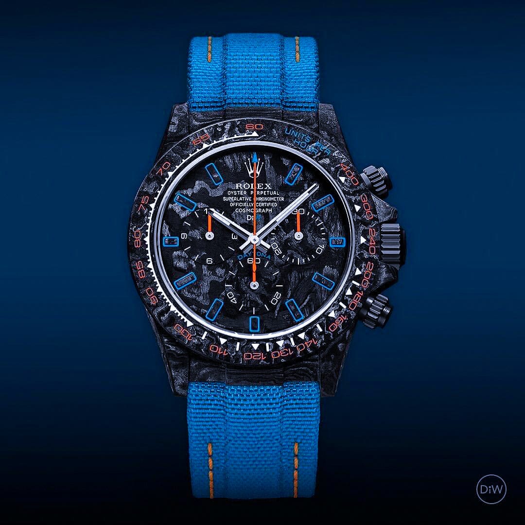 ALL CARBON TROPICAL Rolex DiW Daytona 劳力士DiW 碳纤维迪通拿 | WORLDTIMER