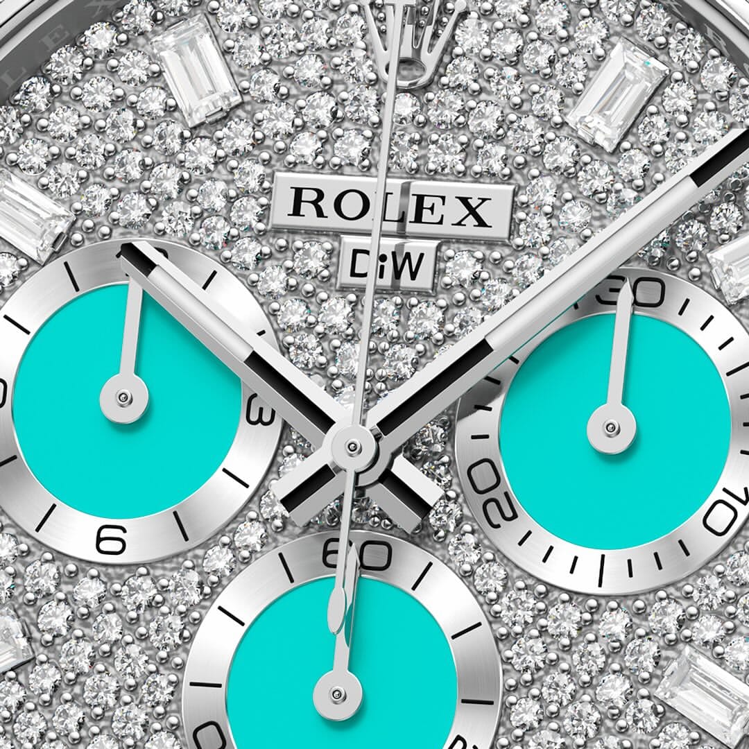 All Diamond Rolex DiW Daytona ARTISTIC-1 满天星劳力士 DiW迪通拿 | WORLDTIMER
