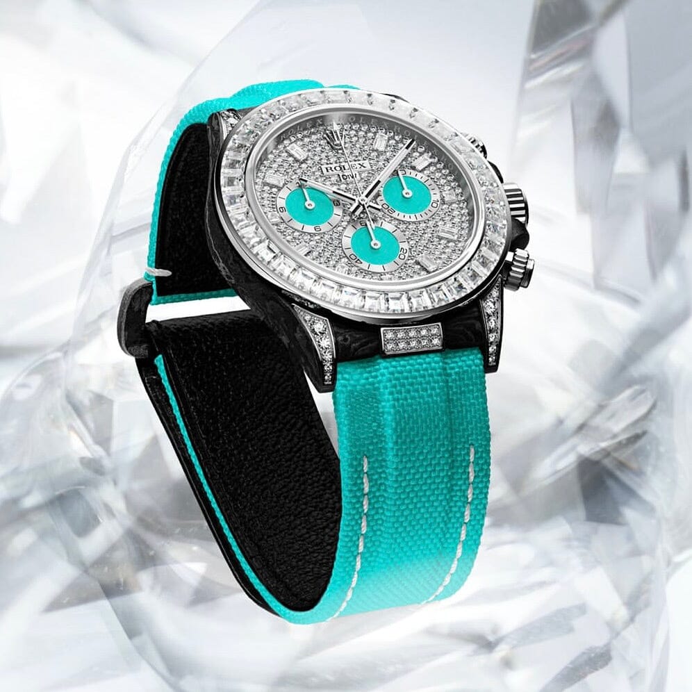 All Diamond Rolex DiW Daytona ARTISTIC-1 满天星劳力士 DiW迪通拿 | WORLDTIMER
