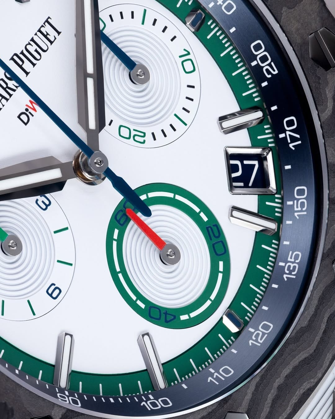 UNIQUE DiW AP Royal Oak Chronograph 26240 "RO ALPINE" 爱彼 皇家橡树计时码表 26240 专为高尔夫球手而设 | WORLDTIMER