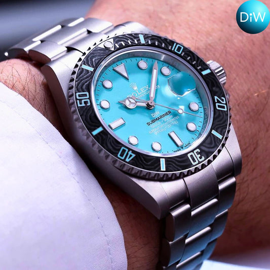 AQUAMARINE Rolex DiW Submariner 劳力士DiW 蓝水鬼 | WORLDTIMER