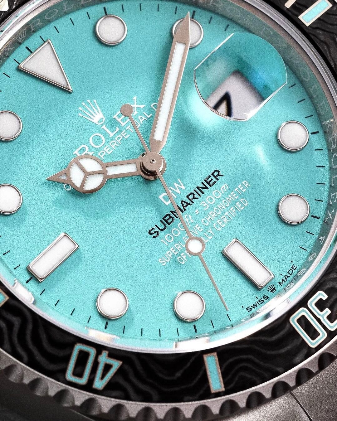 AQUAMARINE Rolex DiW Submariner 劳力士DiW 蓝水鬼 | WORLDTIMER