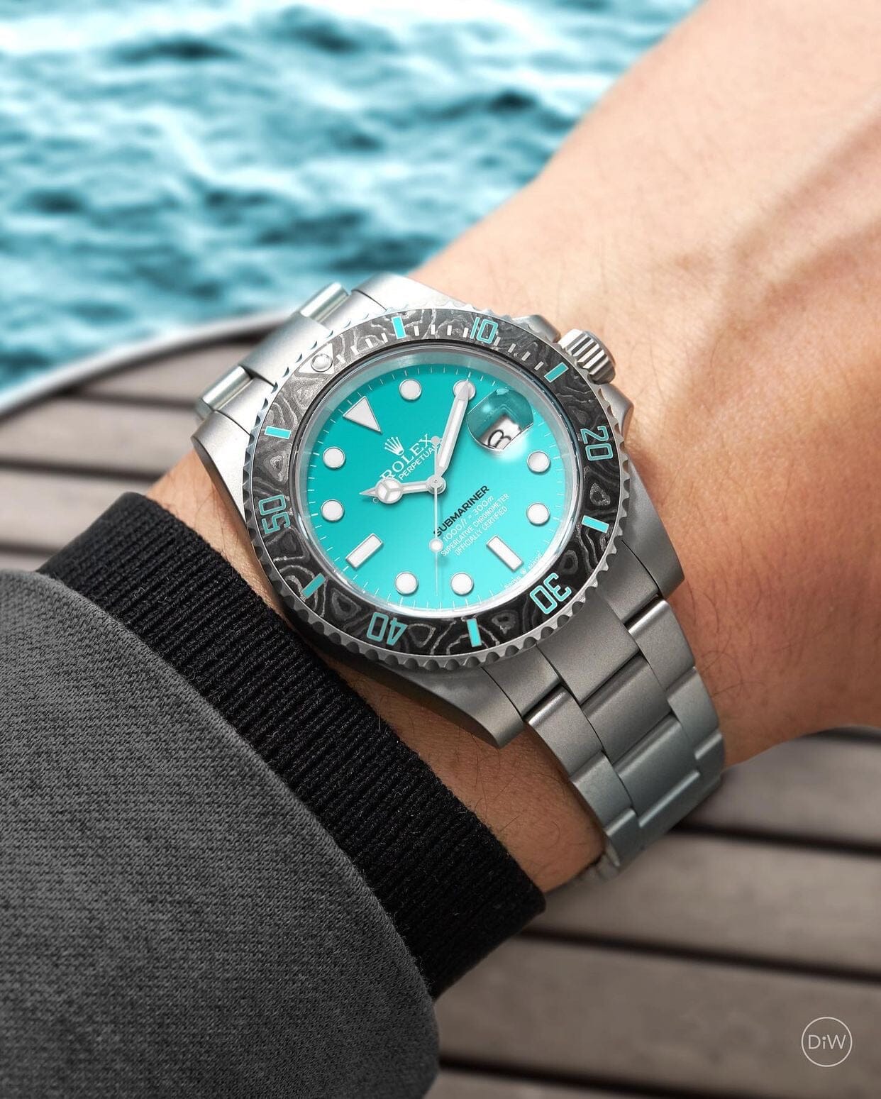 AQUAMARINE Rolex DiW Submariner 劳力士DiW 蓝水鬼 | WORLDTIMER