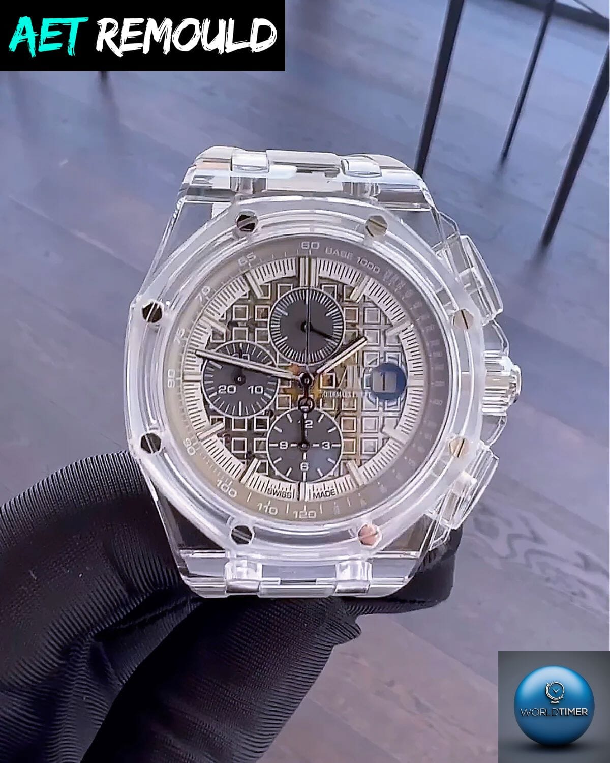 Audemars Piguet Royal Oak Offshore Sapphire AET REMOULD Unique Piece 爱彼皇家橡树离岸型 | WORLDTIMER