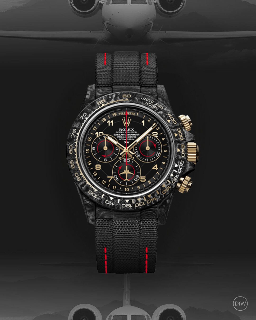 AVIA BLACK Rolex DiW Daytona (Retail: €56 990)