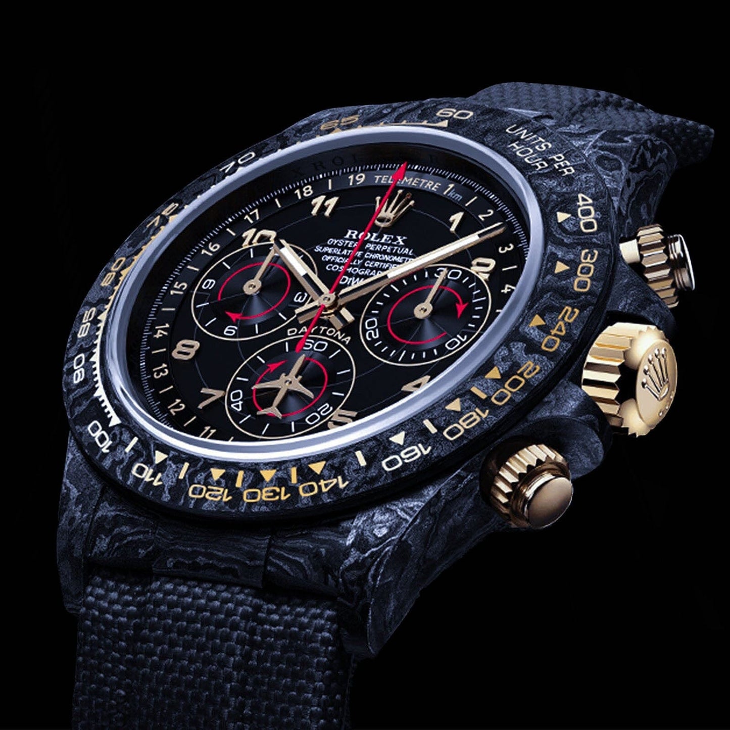 AVIA BLACK Rolex DiW Daytona 劳力士DiW 碳纤维迪通拿 | WORLDTIMER