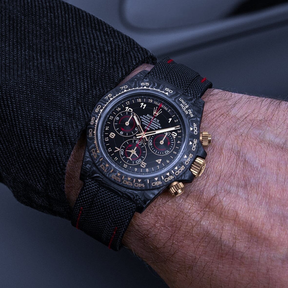 AVIA BLACK Rolex DiW Daytona 劳力士DiW 碳纤维迪通拿 | WORLDTIMER