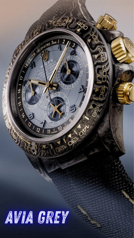 AVIA GREY Rolex DiW Daytona 劳力士DiW 碳纤维迪通拿 | WORLDTIMER