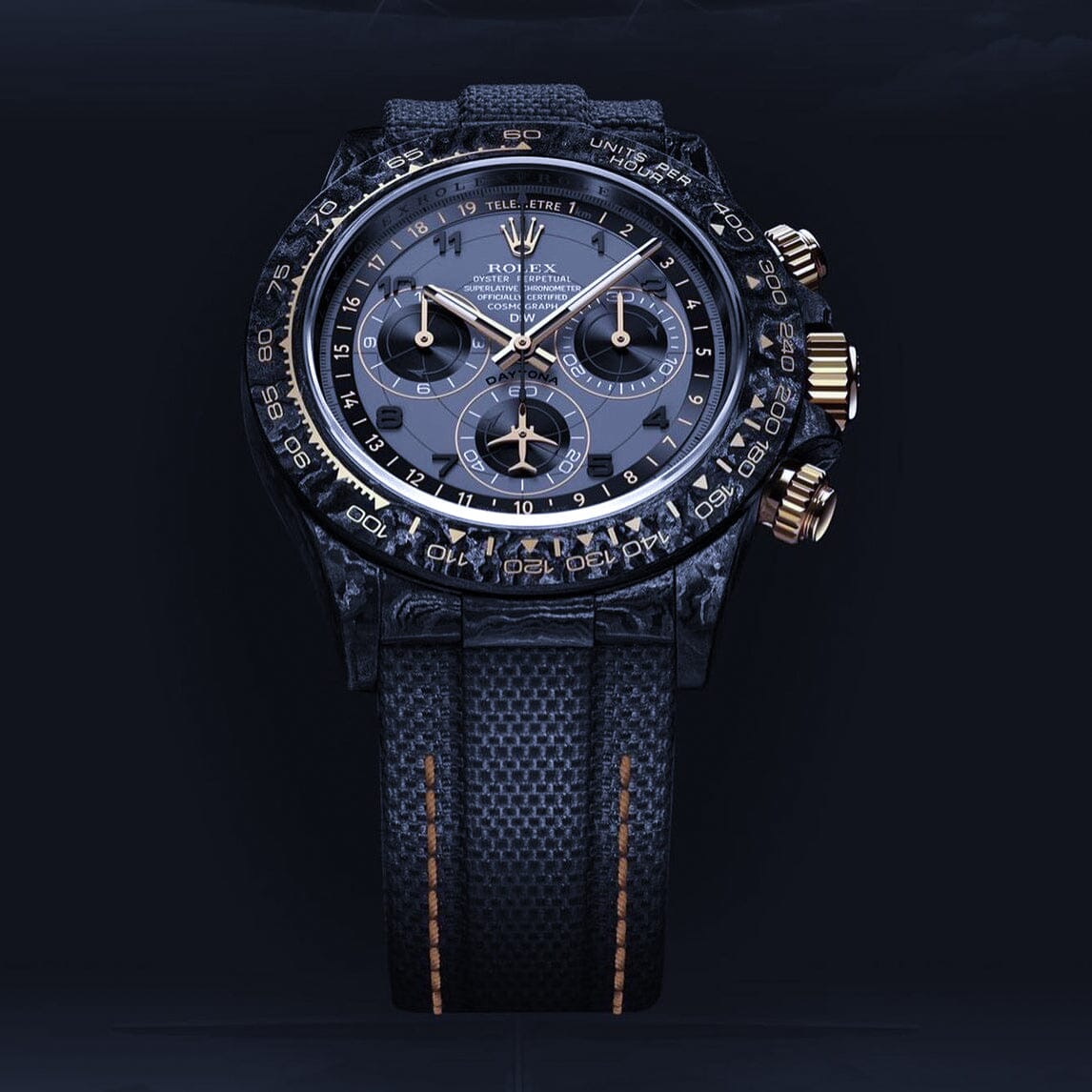AVIA GREY Rolex DiW Daytona 劳力士DiW 碳纤维迪通拿 | WORLDTIMER