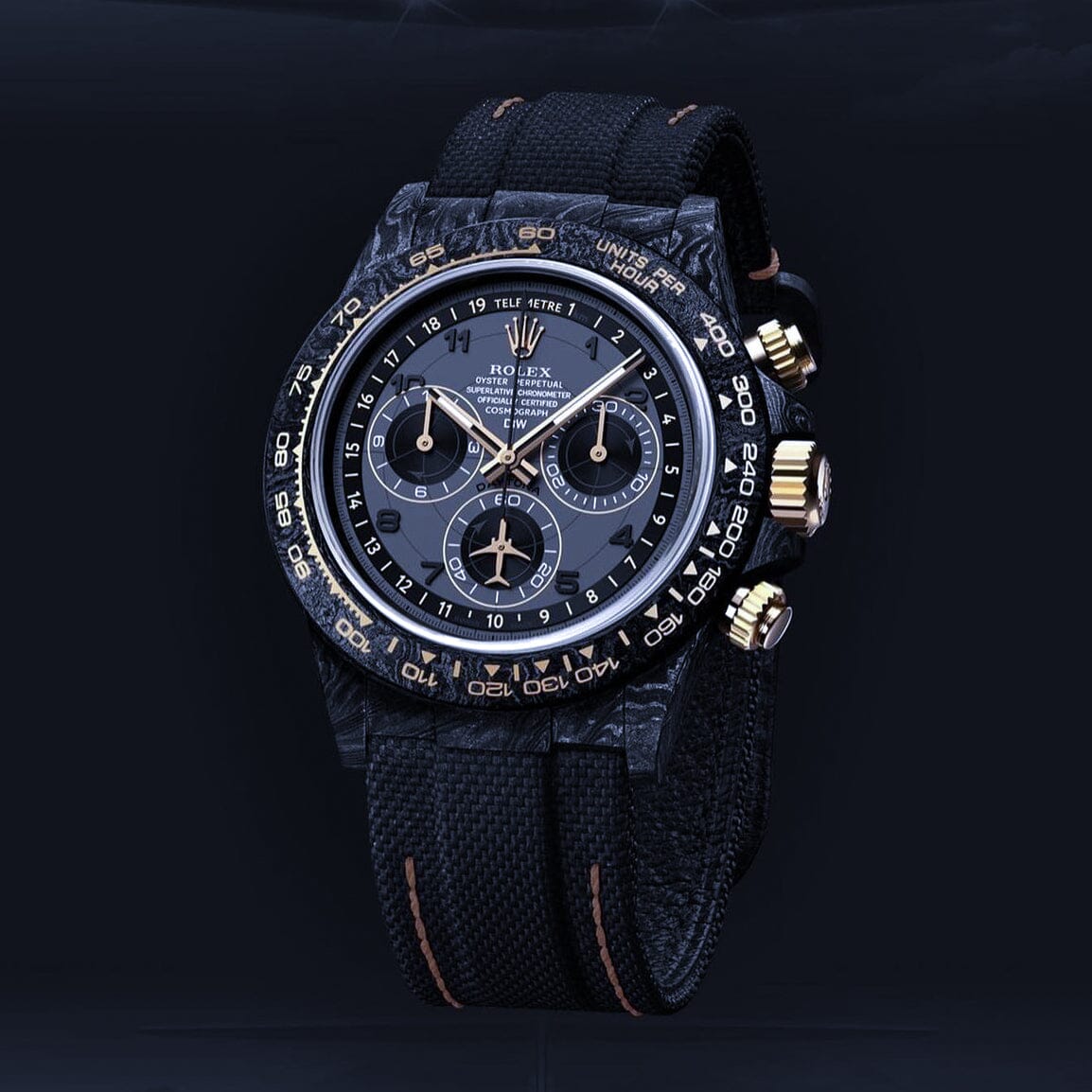 AVIA GREY Rolex DiW Daytona 劳力士DiW 碳纤维迪通拿 | WORLDTIMER