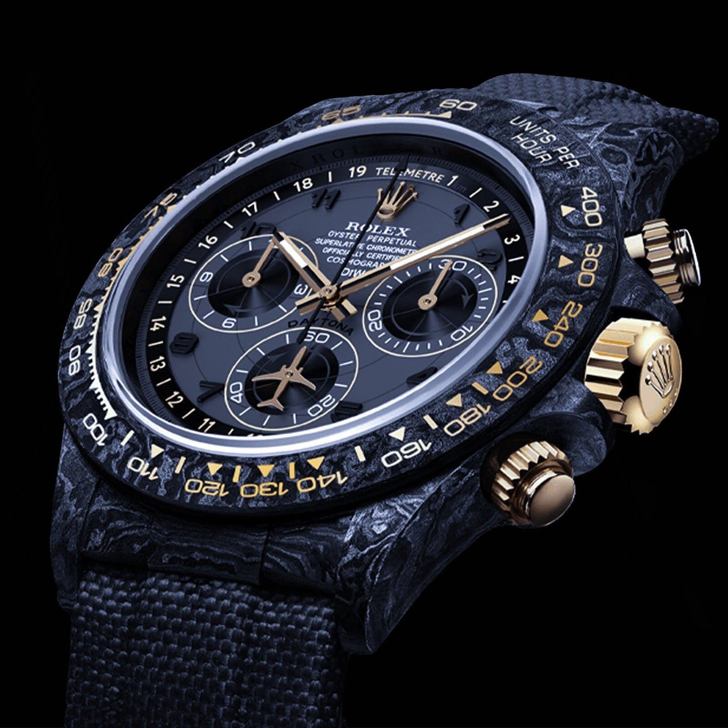 AVIA GREY Rolex DiW Daytona 劳力士DiW 碳纤维迪通拿 | WORLDTIMER