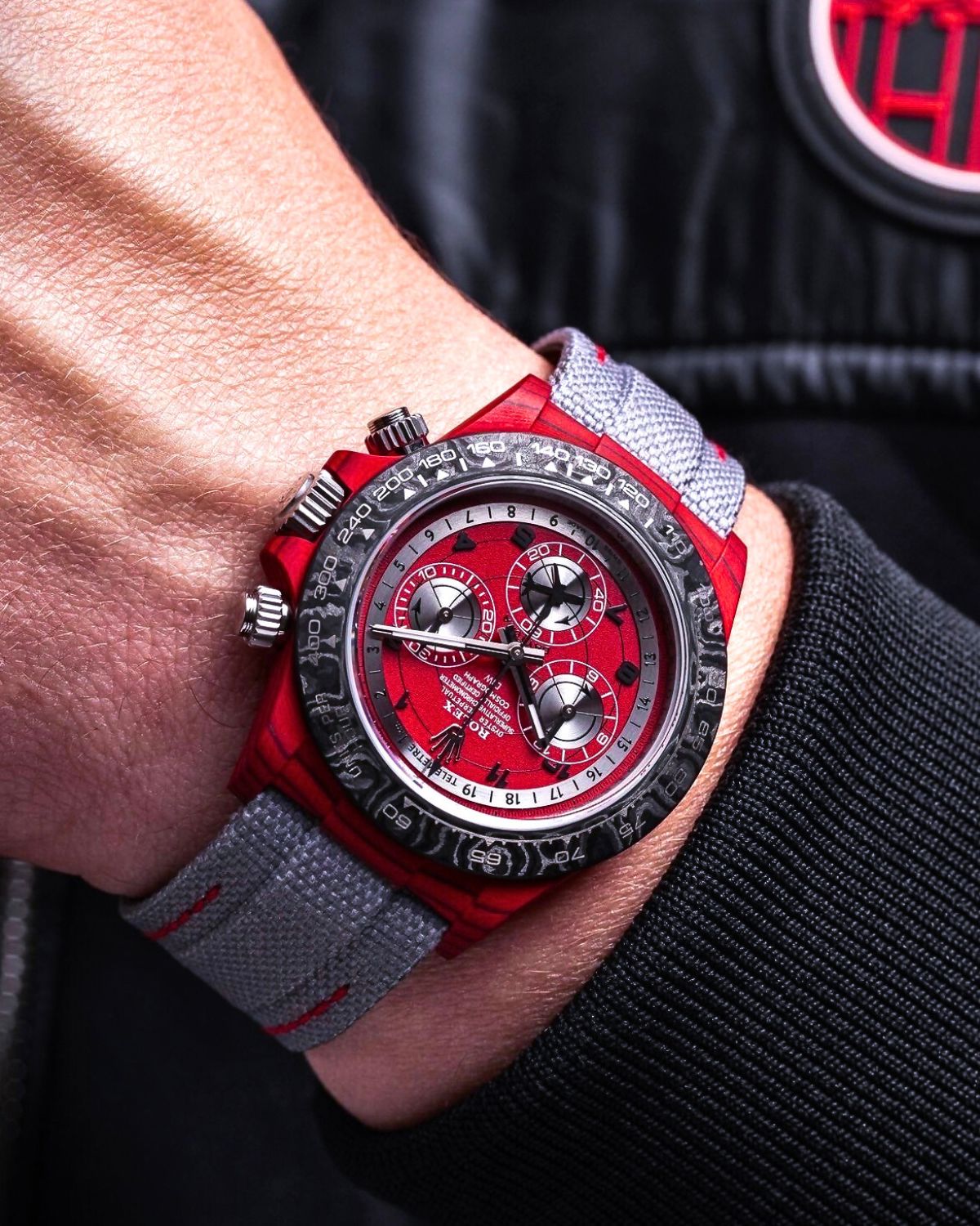 AVIA RED Rolex DiW Daytona CarboQuartz 劳力士DiW 石英纤维迪通拿 | WORLDTIMER