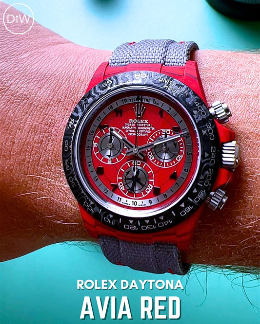 AVIA RED Rolex DiW Daytona CarboQuartz 劳力士DiW 石英纤维迪通拿 | WORLDTIMER