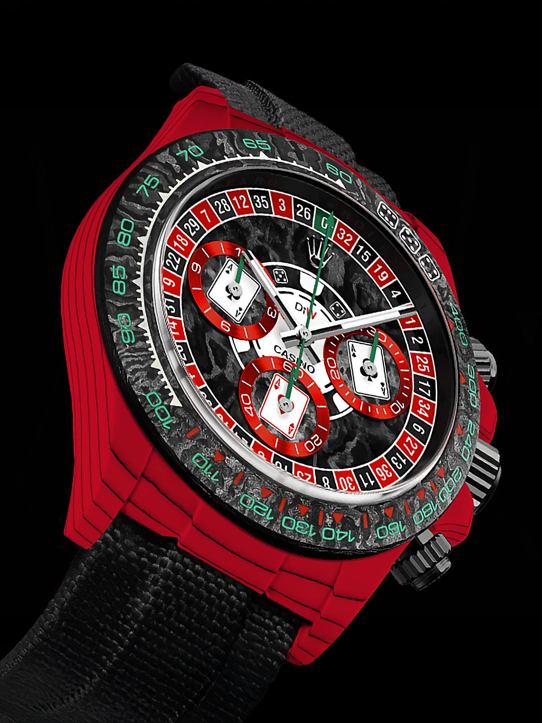 You Won't Believe the PRICE of This Brand New DiW Rolex Daytona LUCKY PLAYER 3 劳力士石英纤维 DiW迪通拿 | WORLDTIMER