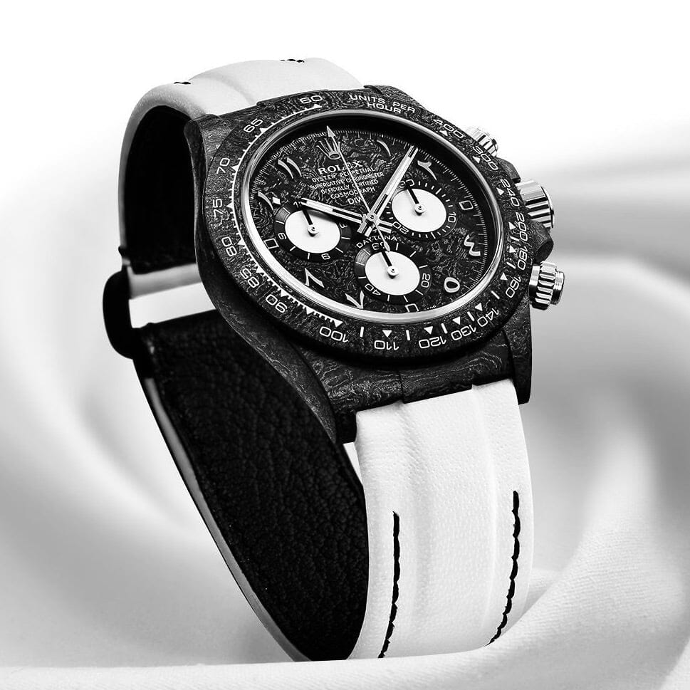 BLACK AND WHITE Rolex DiW Daytona 劳力士DiW 碳纤维迪通拿 | WORLDTIMER