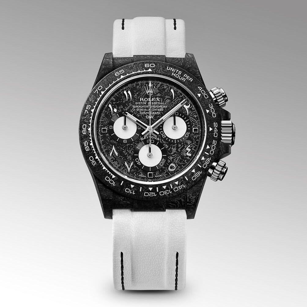 BLACK AND WHITE Rolex DiW Daytona 劳力士DiW 碳纤维迪通拿 | WORLDTIMER