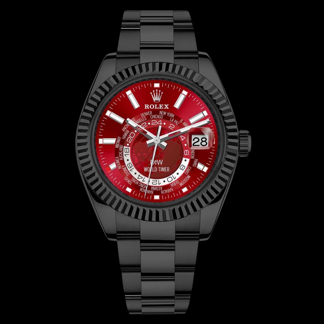 BLACK DLC BLUE Rolex DiW Sky-Dweller 326934 (Retail: €44 990)