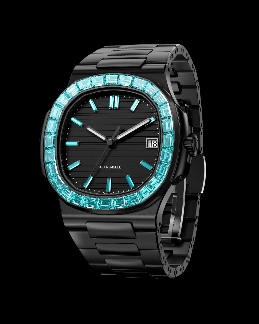 Blue Diamonds AET REMOULD Patek Nautilus Blue Realm 5711/111P (Retail: US$107,500)