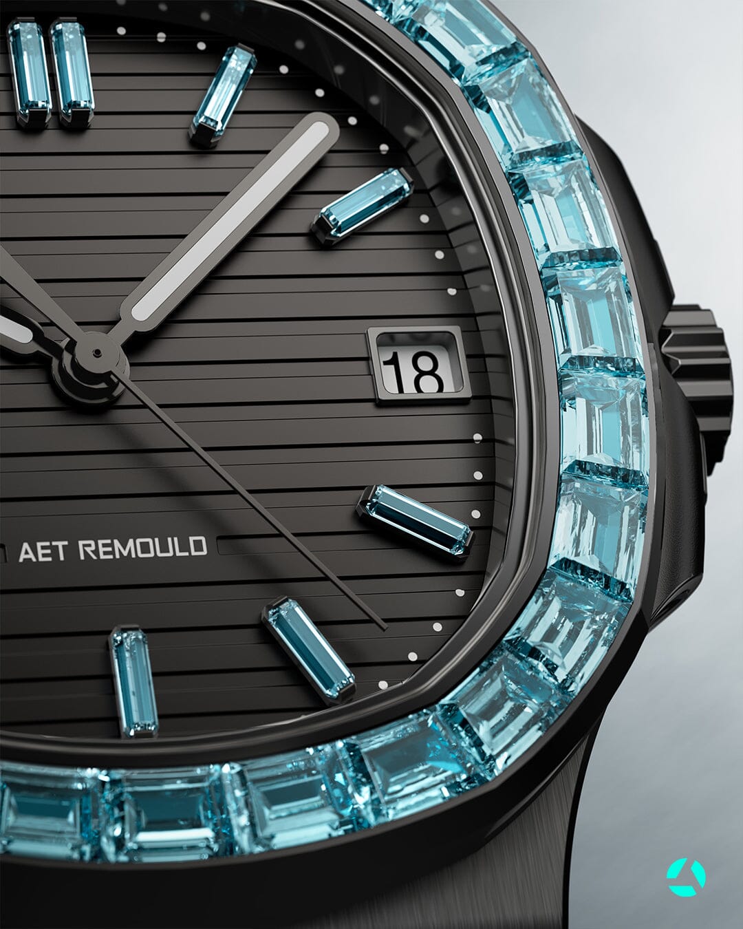 Blue Diamonds AET REMOULD Patek Philippe Nautilus Blue Realm 5711/111P | 蓝色钻石 百达翡丽Nautilus 5711/111P-001 | WORLDTIMER