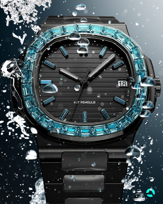 Blue Diamonds AET REMOULD Patek Philippe Nautilus Blue Realm 5711/111P | 蓝色钻石 百达翡丽Nautilus 5711/111P-001 | WORLDTIMER