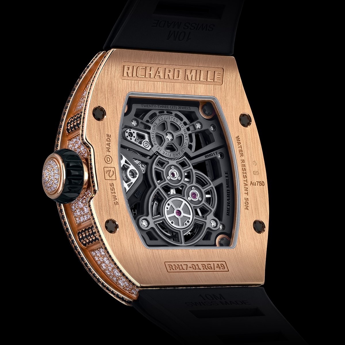 Brand New Richard Mille RM 17-01 Tourbillon Red Gold Snow Set | WORLDTIMER