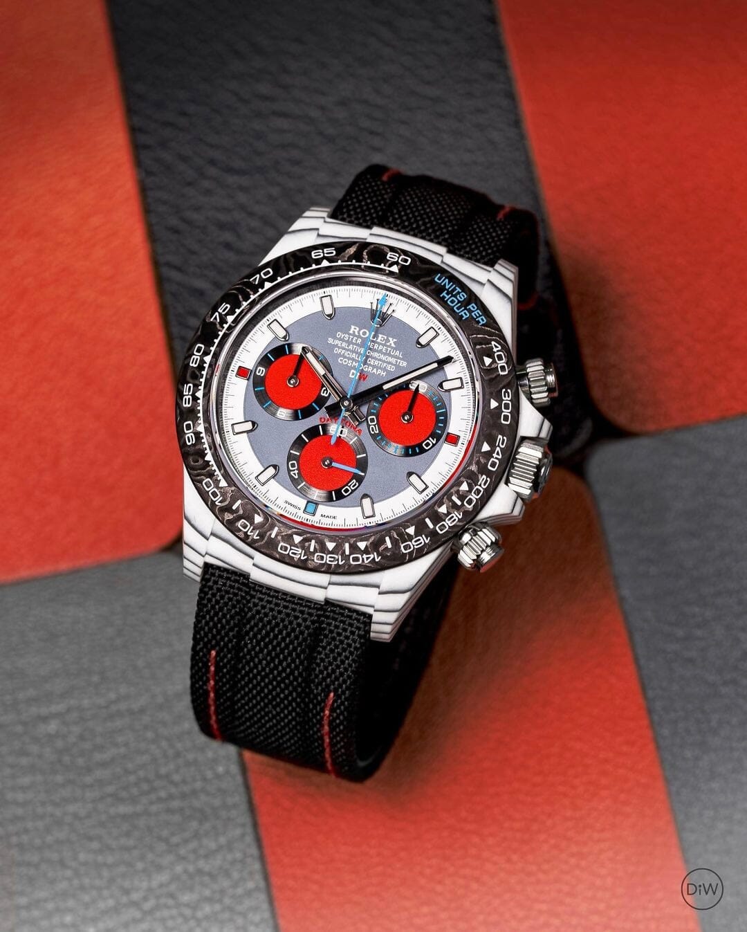CarboQuartz DiW Rolex Daytona "OCELLARIS UNIQUE" 独一无二 劳力士DiW 石英纤维迪通拿 | WORLDTIMER