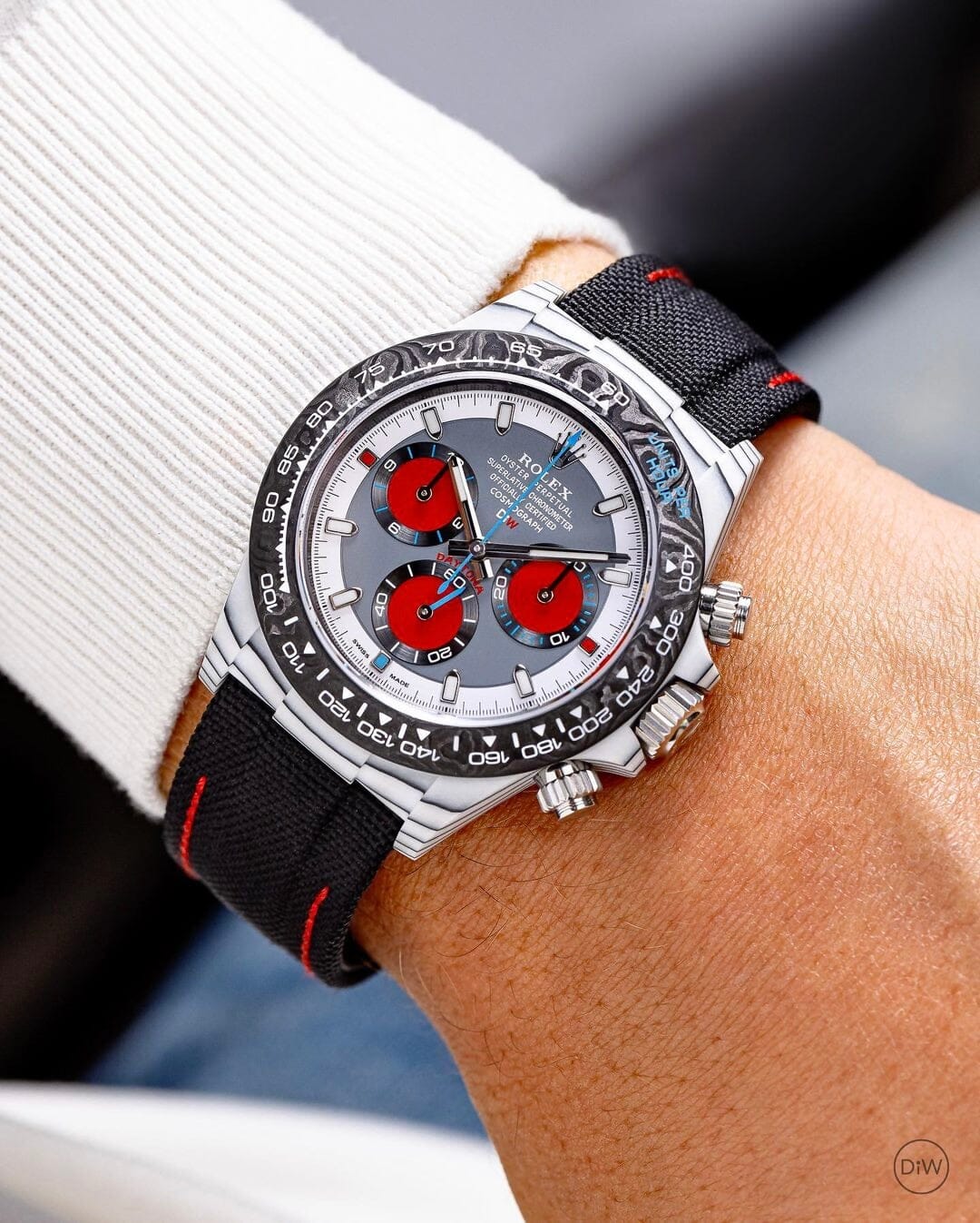 CarboQuartz DiW Rolex Daytona "OCELLARIS UNIQUE" 独一无二 劳力士DiW 石英纤维迪通拿 | WORLDTIMER