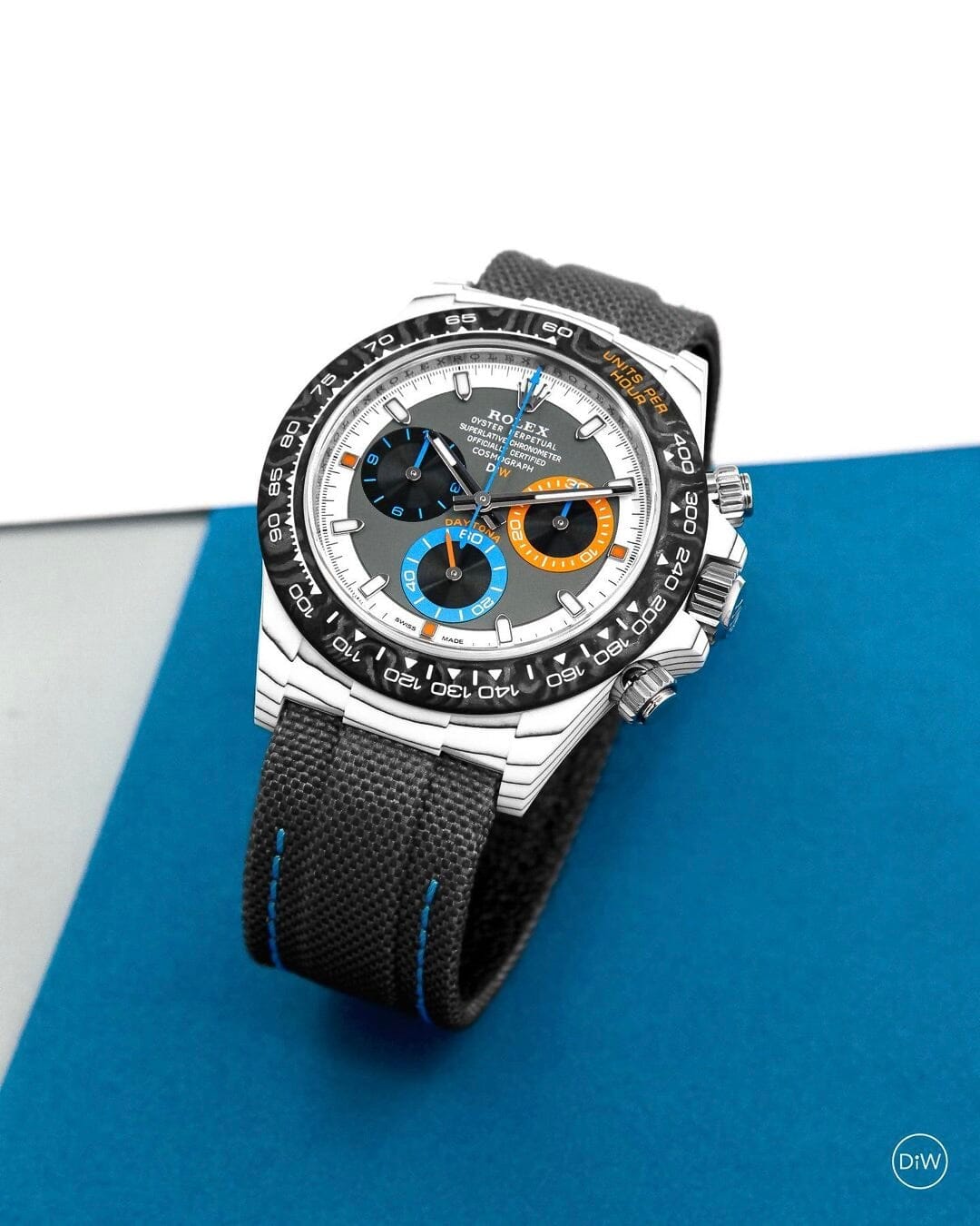 CarboQuartz Rolex DiW Daytona "OCELLARIS UNIQUE" 独一无二 石英纤维劳力士 DiW迪通拿 | WORLDTIMER