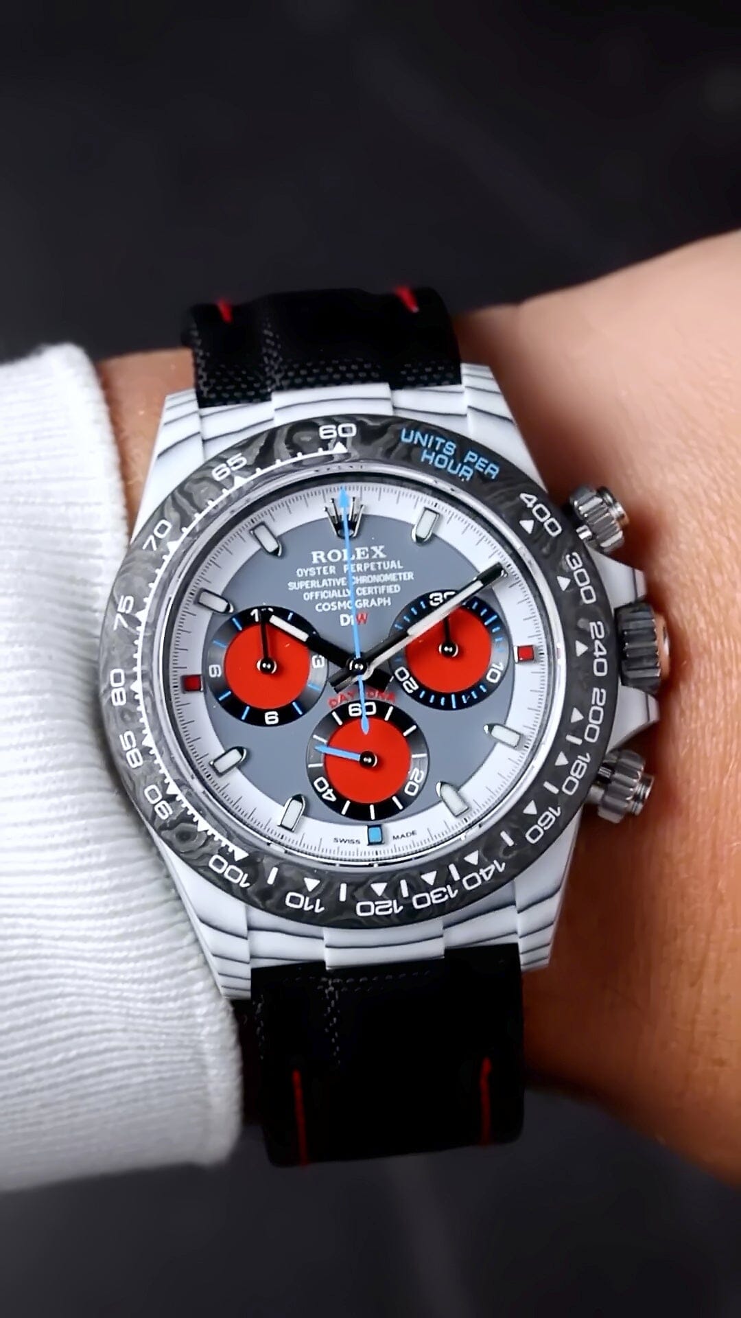 CarboQuartz DiW Rolex Daytona "OCELLARIS UNIQUE" 独一无二 劳力士DiW 石英纤维迪通拿 | WORLDTIMER