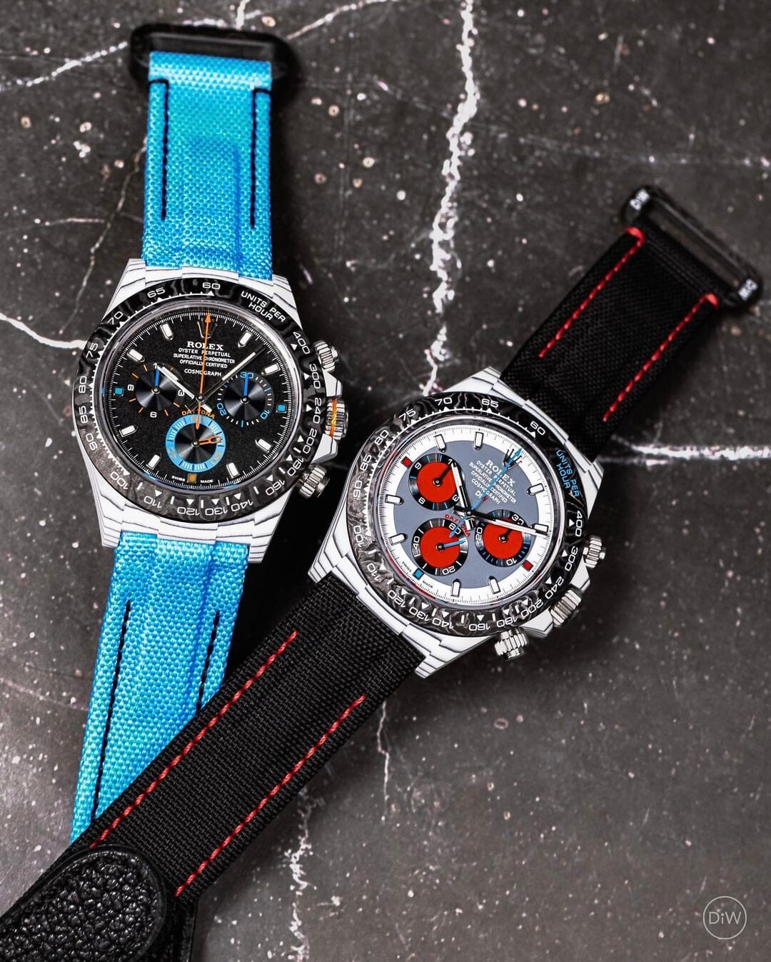 CarboQuartz DiW Rolex Daytona "OCELLARIS UNIQUE" 独一无二 劳力士DiW 石英纤维迪通拿 | WORLDTIMER