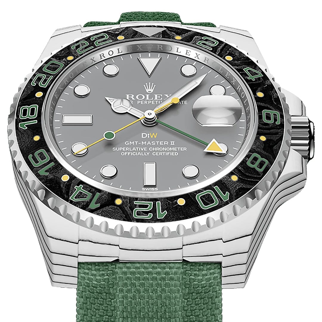 CarboQuartz Rolex DiW GMT Master II "VERDANT GRAY" 勞力士 格林尼治型II | WORLDTIMER