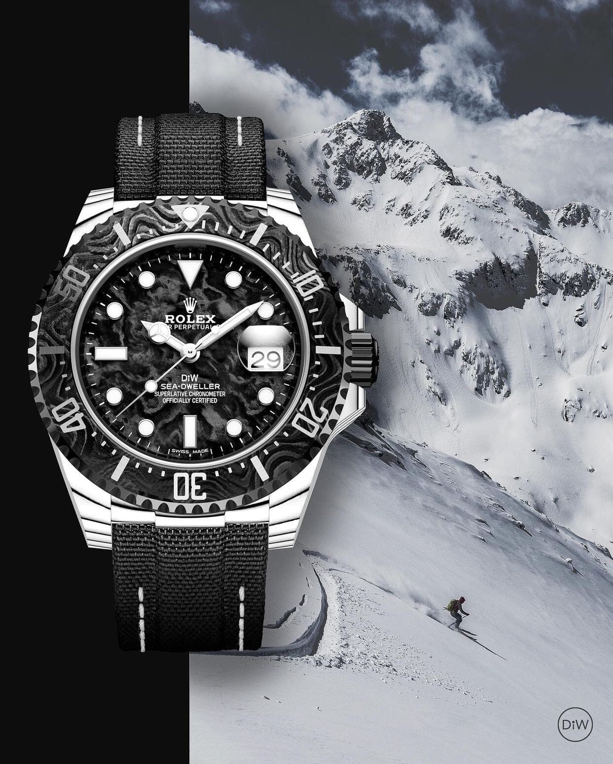 CarboQuartz DiW Rolex Sea Dweller IRBIS DiW劳力士 石英纤维海使型 | WORLDTIMER