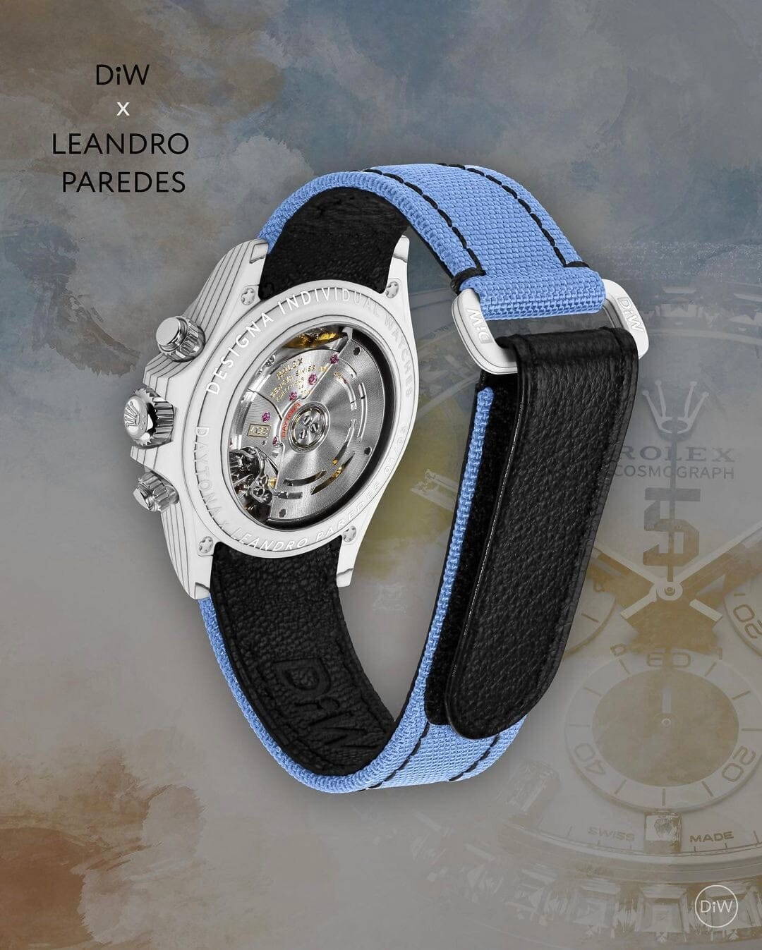 CarboQuartz Rolex Daytona "DiW x LEANDRO PAREDES V.2" 劳力士DiW 石英纤维迪通拿 | WORLDTIMER