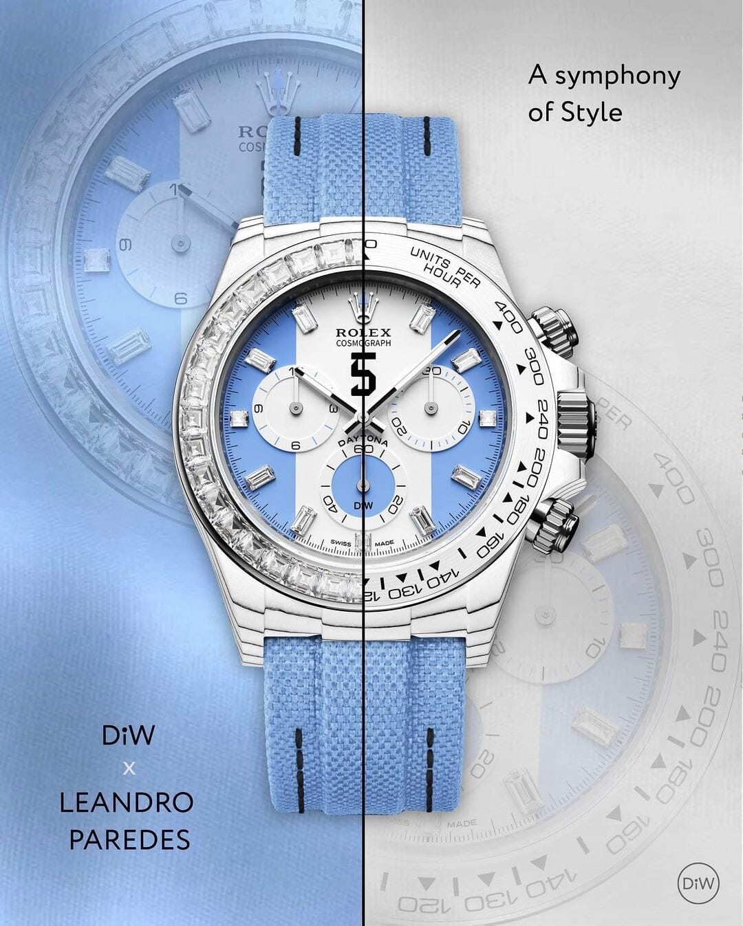 CarboQuartz Rolex Daytona "DiW x LEANDRO PAREDES V.2" 劳力士DiW 石英纤维迪通拿 | WORLDTIMER