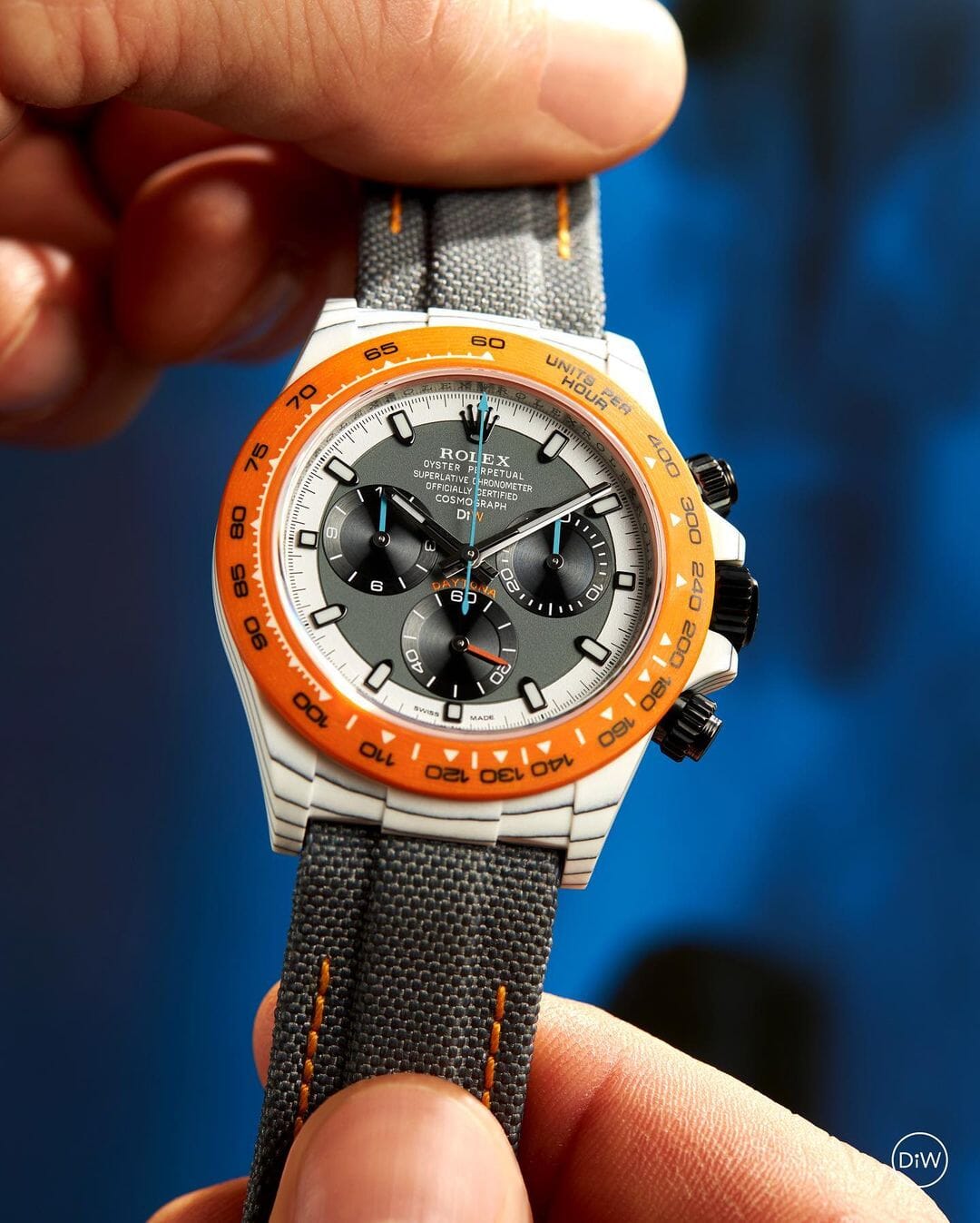 CarboQuartz Rolex DiW Daytona OCELLARIS 劳力士DiW 石英纤维迪通拿 | WORLDTIMER