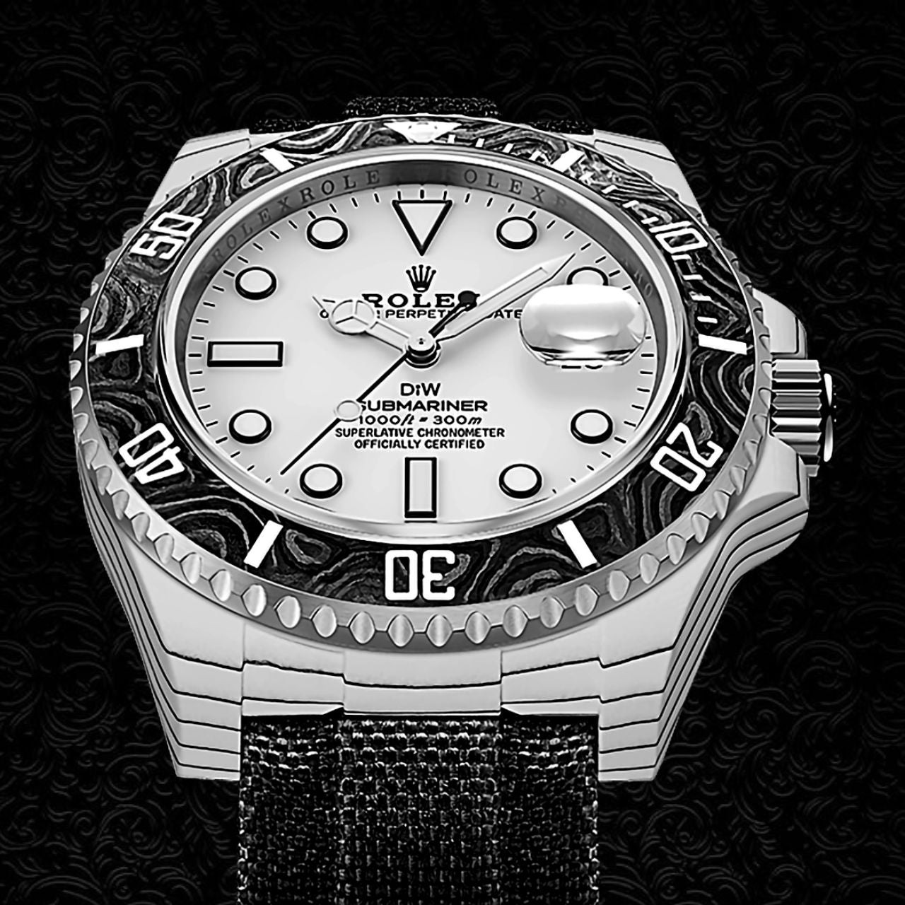 CarboQuartz Rolex DiW Submariner IRBIS 劳力士DiW 潜航者日历型 | WORLDTIMER