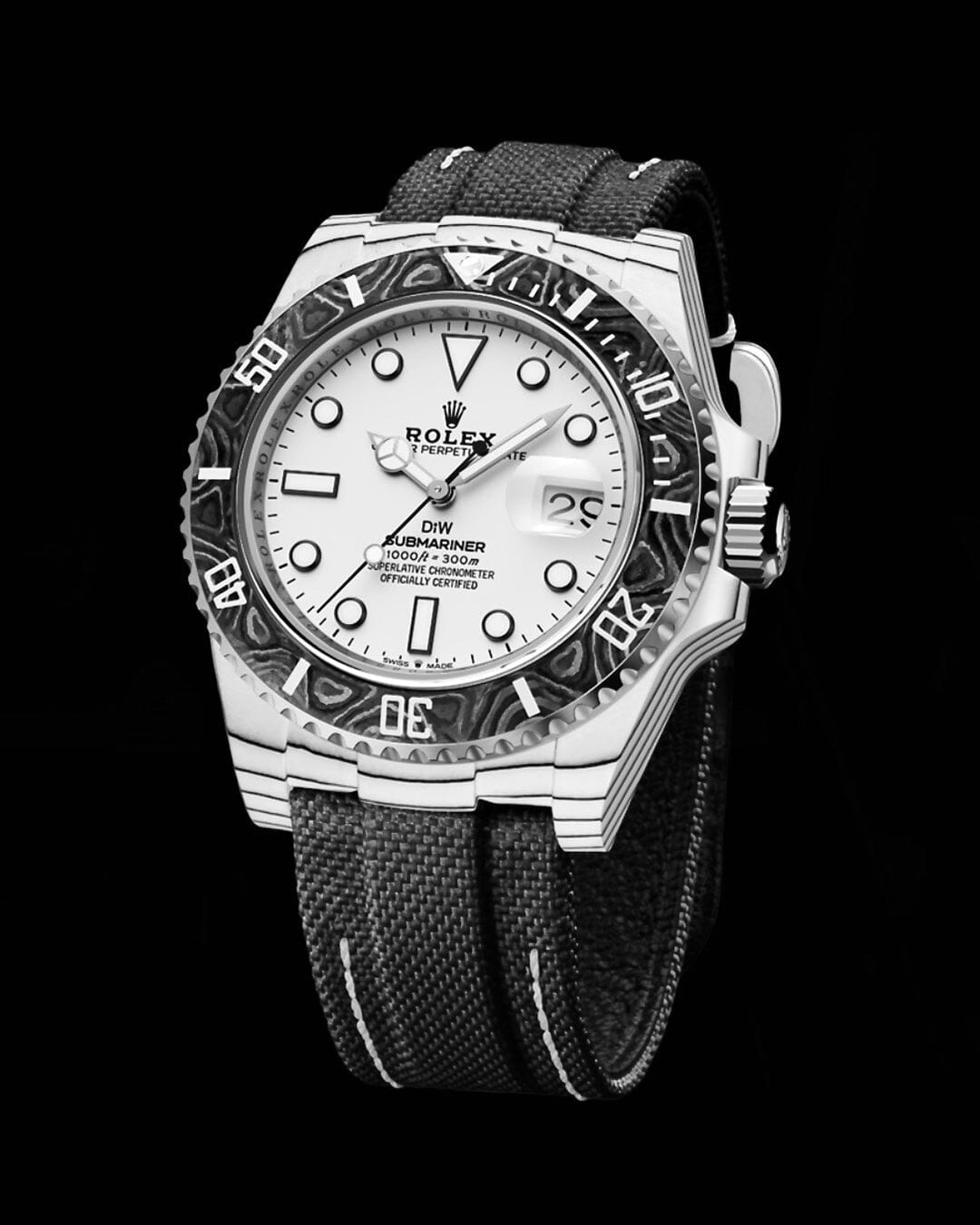 CarboQuartz Rolex DiW Submariner IRBIS 劳力士DiW 潜航者日历型 | WORLDTIMER