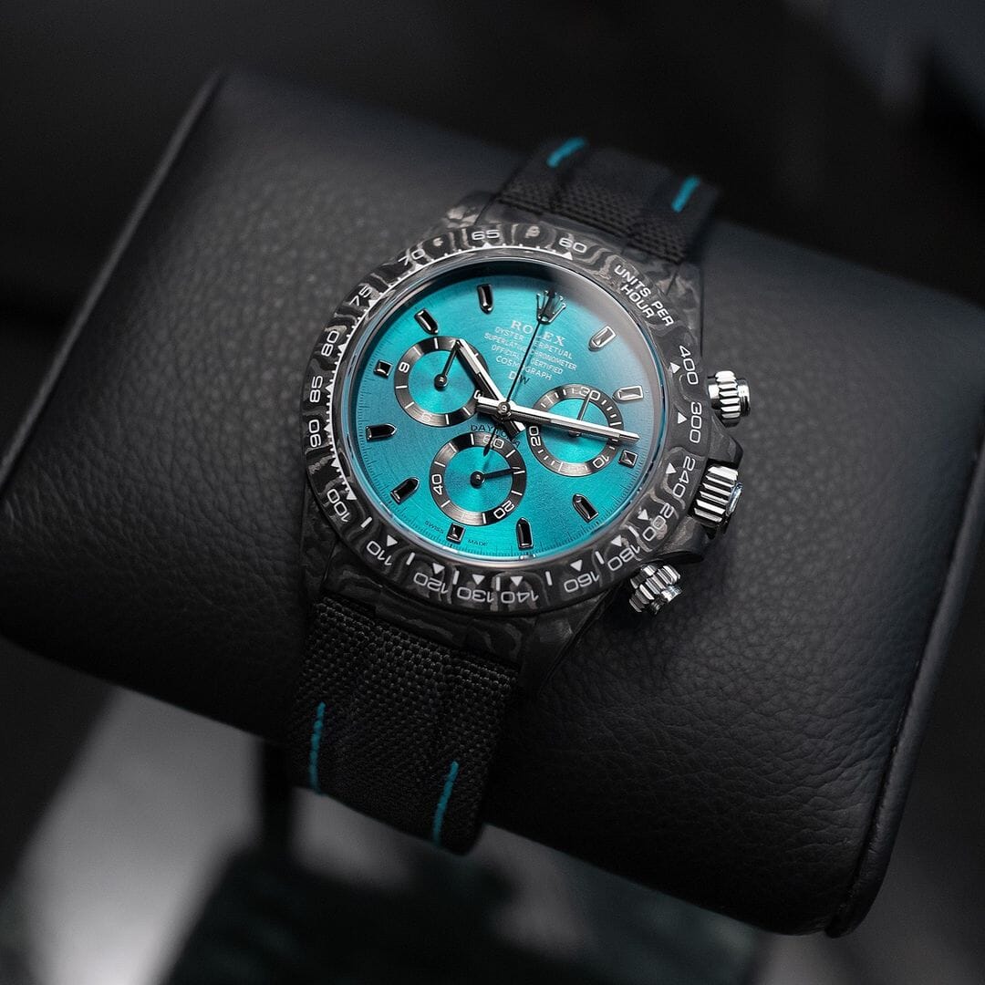 Color Changing Dial Rolex DiW Daytona "GRADIENT DIAL SERIES" NTPT碳纤维 劳力士DiW 渐变色迪通拿 系列 | WORLDTIMER