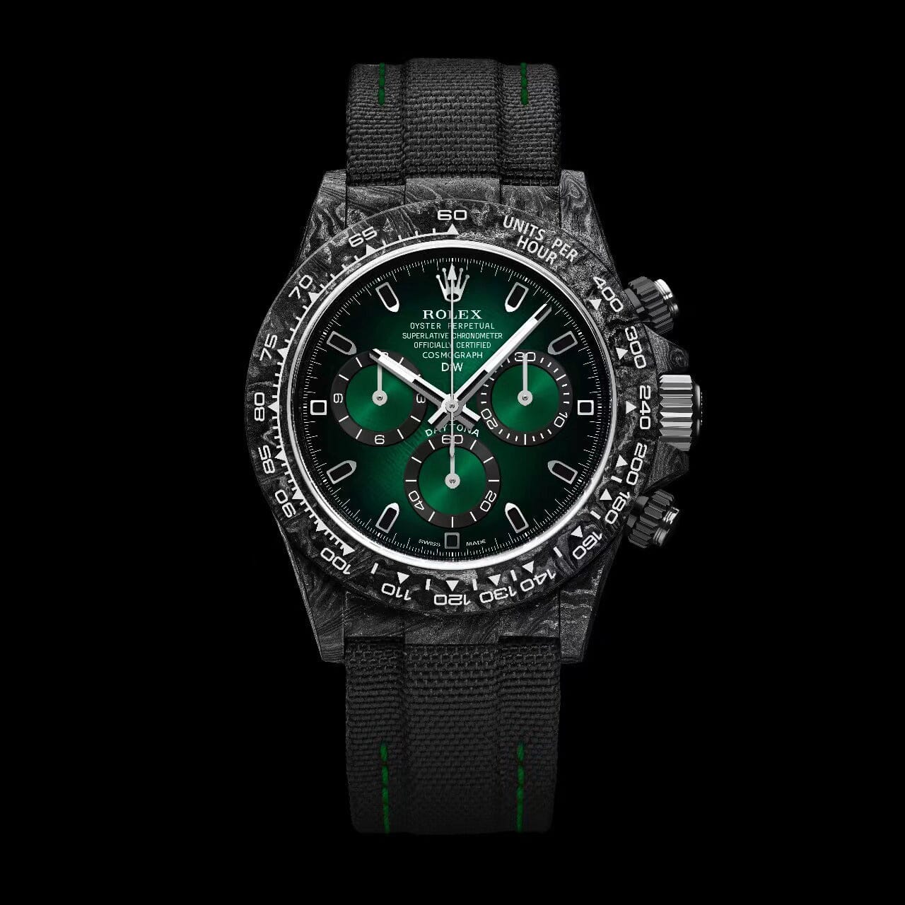 Color Changing Dial Rolex DiW Daytona "GRADIENT DIAL SERIES" NTPT碳纤维 劳力士DiW 渐变色迪通拿 系列 | WORLDTIMER