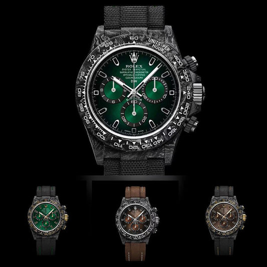 Color Changing Dial Rolex DiW Daytona "GRADIENT DIAL SERIES" NTPT碳纤维 劳力士DiW 渐变色迪通拿 系列 | WORLDTIMER