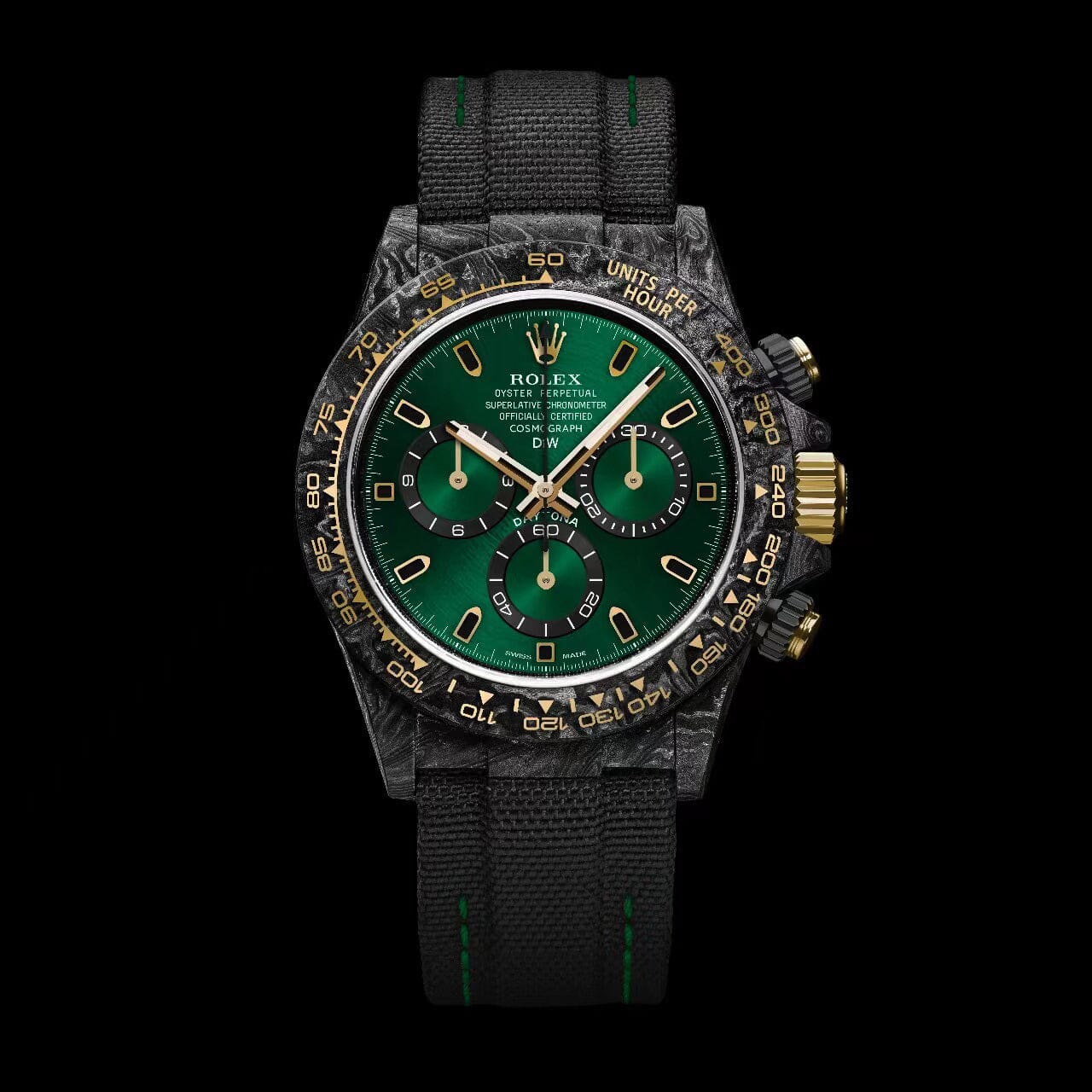Color Changing Dial Rolex DiW Daytona "GRADIENT DIAL SERIES" NTPT碳纤维 劳力士DiW 渐变色迪通拿 系列 | WORLDTIMER