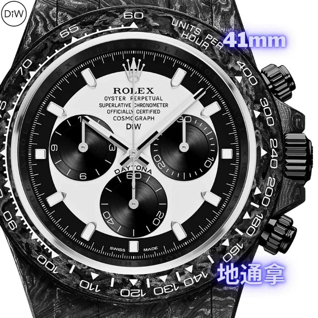 CREAM 41mm Rolex DiW Daytona DiW 首创 「41毫米劳力士迪通拿」，震撼表坛 | WORLDTIMER