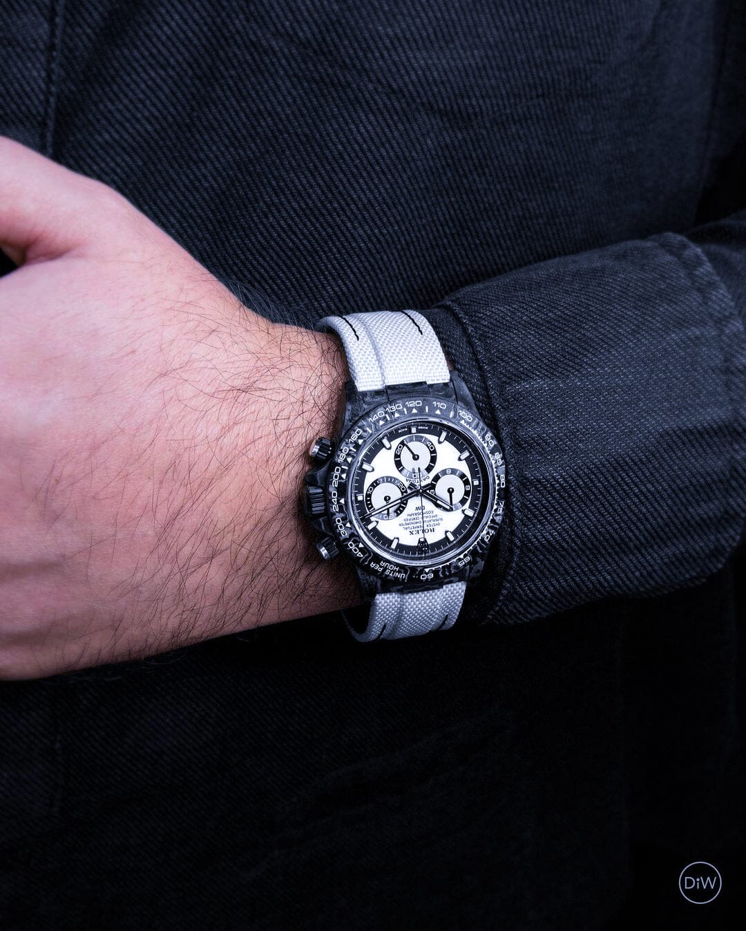 CREAM V2 Rolex DiW Daytona 劳力士DiW 碳纤维迪通拿 | WORLDTIMER