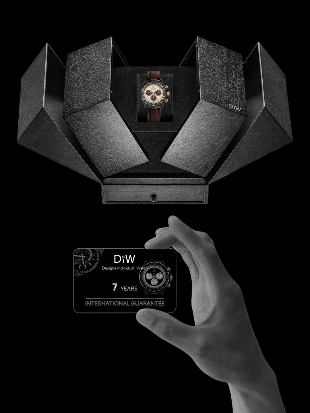 NTPT Carbon Rolex DiW Daytona Desert Eagle Arabic V2 劳力士DiW 碳纤维迪通拿 沙漠之鹰v2 | WORLDTIMER