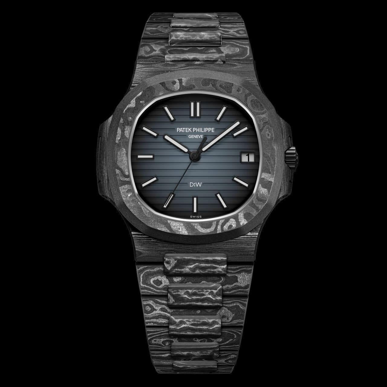 Patek Nautilus DiW ALL CARBON GRIS NTPT碳纤维百达翡丽鹦鹉螺 5711 | WORLDTIMER