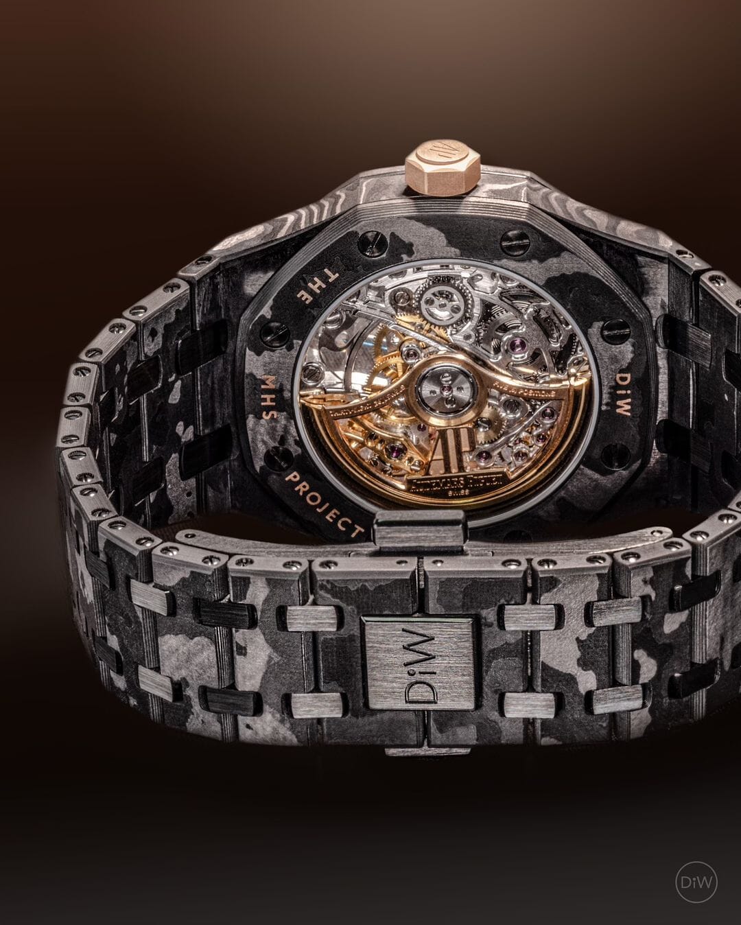 DiW "MHS Project" for AP Royal Oak Double Balance Wheel Openworked 15467OR 爱彼 皇家橡树双摆轮镂空腕表 | WORLDTIMER