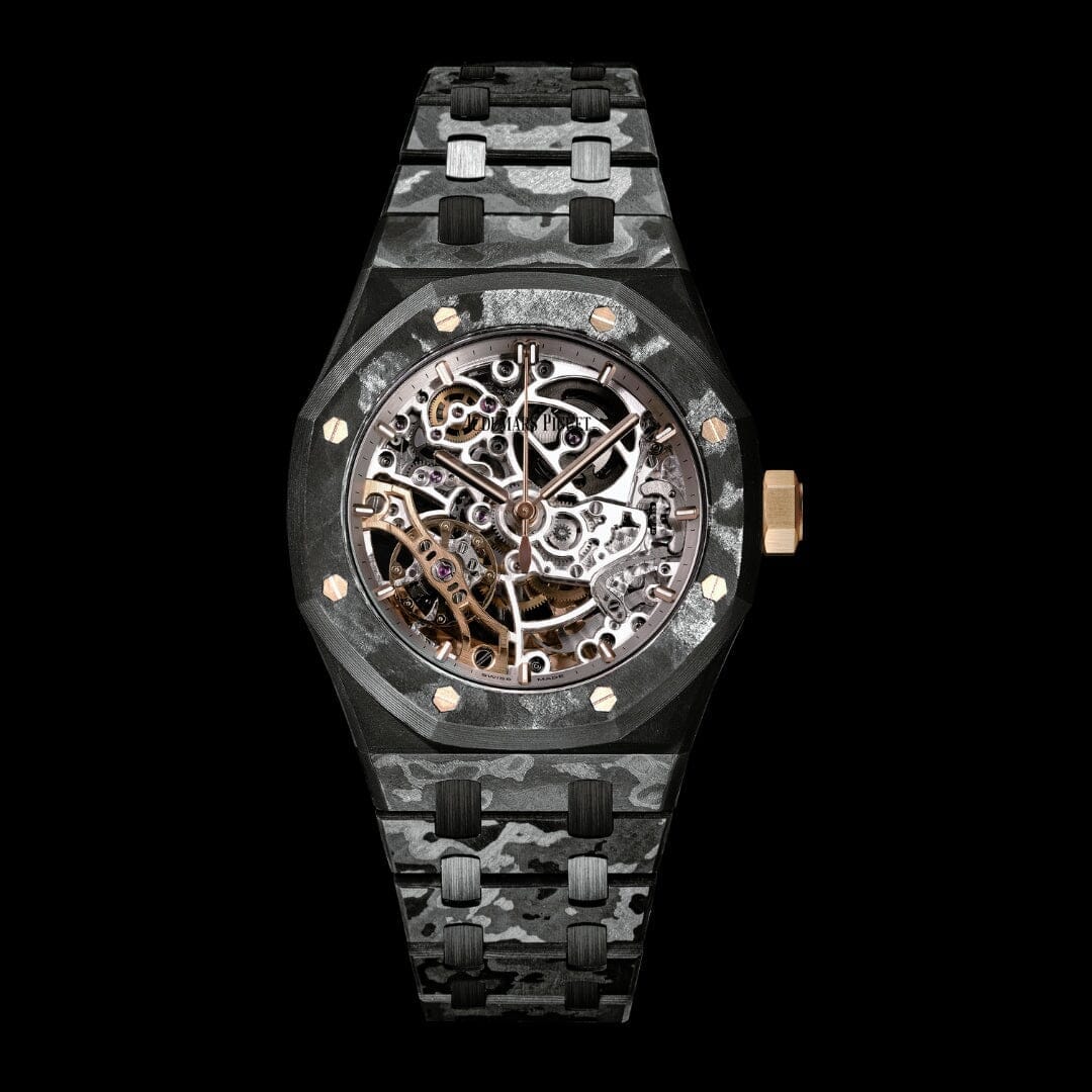 DiW "MHS Project" for AP Royal Oak Double Balance Wheel Openworked 15467OR 爱彼 皇家橡树双摆轮镂空腕表 | WORLDTIMER